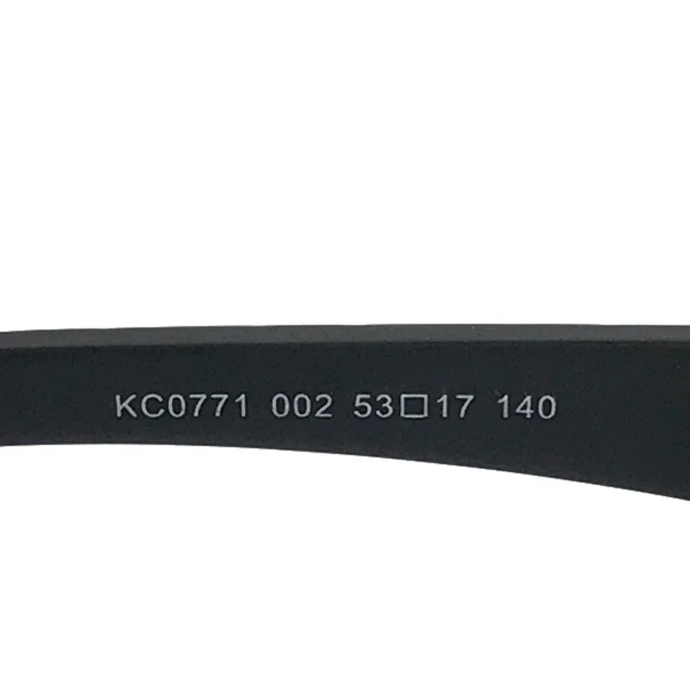 Kenneth Cole Eyeglasses Frames KC0771 002 Black Rectangle Full Rim 53-17-140